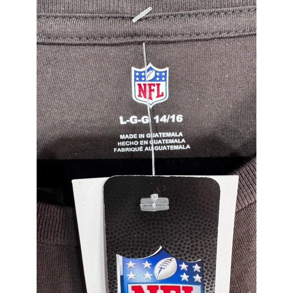 NFL Cleveland Browns Myles Garrett 95 Kids Large Youth T-Shirt Football Athletic